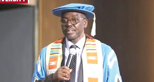 Prof. Otoo Ellis Urges Graduates to Use Education to Transform Society